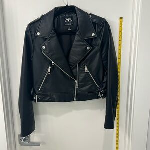 Faux Leather Jacket
